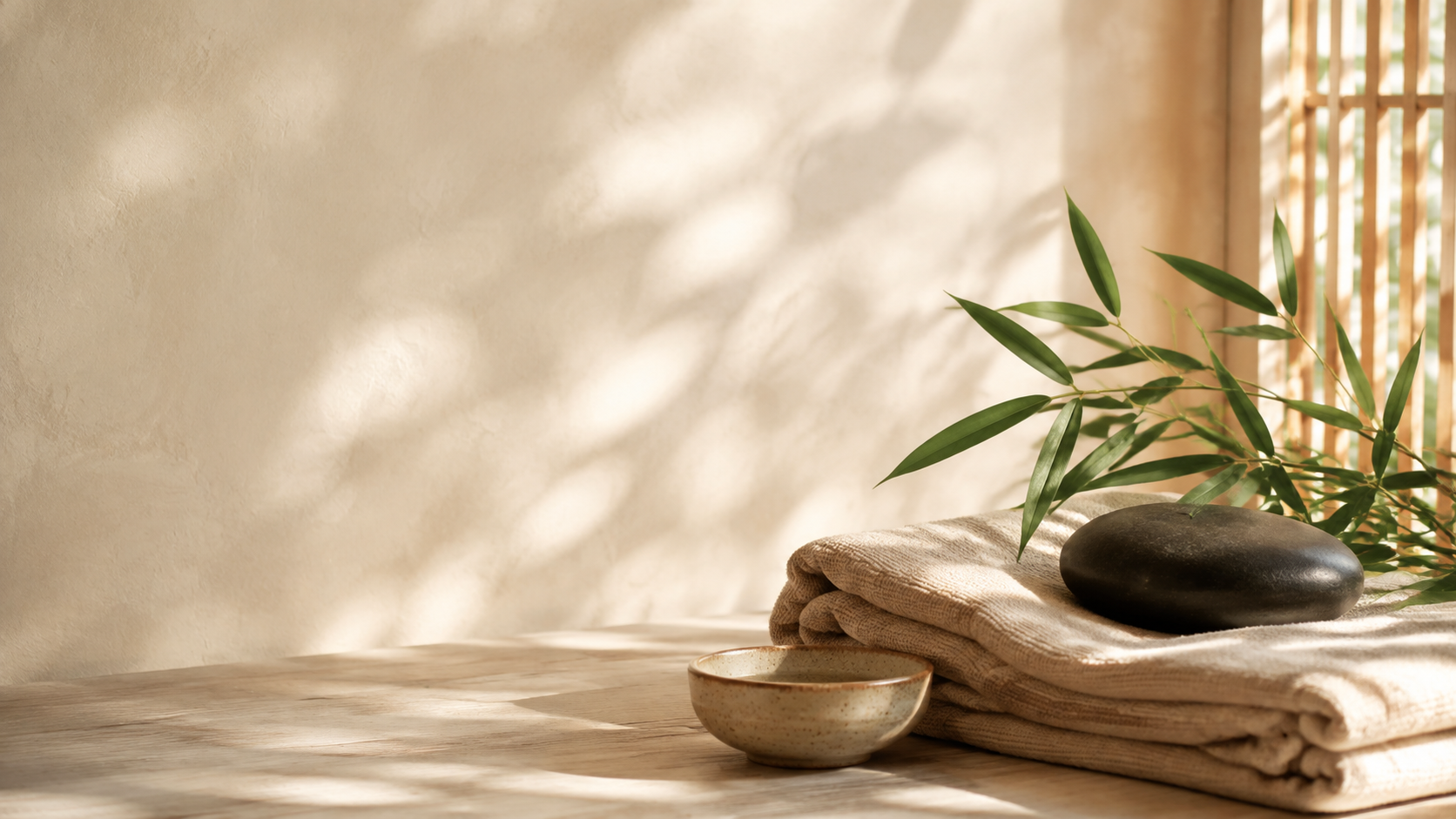 A calm treatment room prepared for an appointment